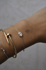 Pulsera Oval Solitario