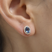 Zafiro Oval Earrings